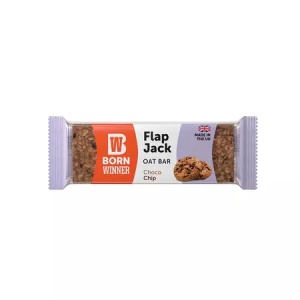 Baton de ovaz cu ciocolata-choco chip Flap Jack, 90g, Born Winner