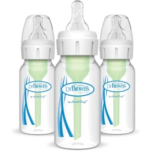Biberon din plastic anti-colici cu gat ingust, 120ml, 3 bucati, 43005, Dr. Browns - Img 2