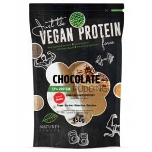 Budinca Proteica 52% de Ciocolata cu stevie Eco x 450g (Nature's Finest)