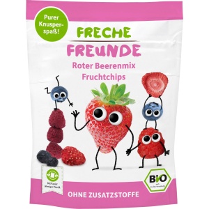 Capsuni, afine si zmeura crocante Eco, 10g, Erdbar