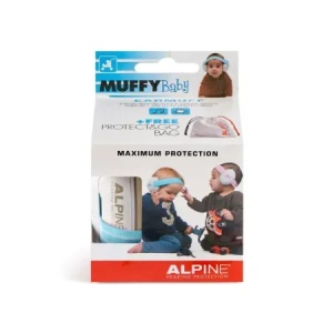 Casti antifonice pentru bebelusi Muffy Baby, 0-3ani, Blue, Alpine - Img 2