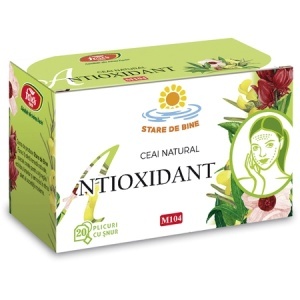 Ceai Antioxidant, M104, 20 plicuri, Fares - Img 2