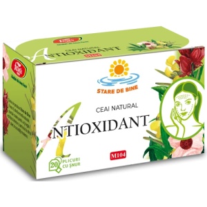 Ceai Antioxidant, M104, 20 plicuri, Fares - Img 1
