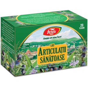 Ceai Articulatii Sanatoase, L93, 20 plicuri, Fares - Img 1