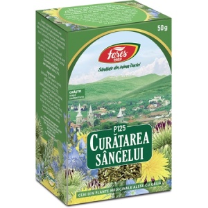 Ceai Curatarea sangelui, P125, 50g, Fares - Img 2