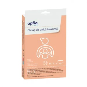 Chiloti de unica folosinta, marimea M, 5 bucati, Apfia Care