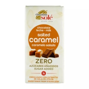 Ciocolată cu lapte și caramel sărat, 100g, Chocolates Sole