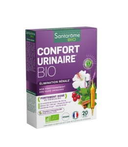 Confort Urinaire Bio Phyto, 10ml, 20 fiole, Santarome