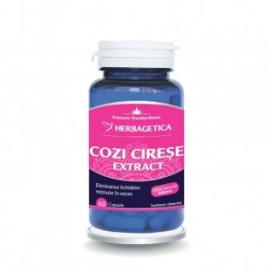 Cozi de cirese extract, 60 capsule Herbagetica