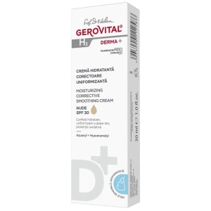 Crema hidratanta corectoare uniformizanta H3Derma+, 30ml, Gerovital - Img 2