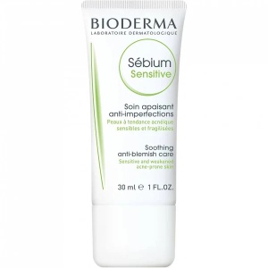 Crema pentru piele acneica Sebium Sensitive, 30ml, Bioderma - Img 3