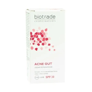 Crema reparatoare Acne Out SPF30, 30 ml, Biotrade - Img 2