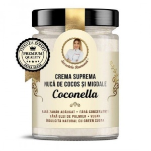 Crema tartinabila Coconella cu nuca de cocos si migdale, 350g, Remedia