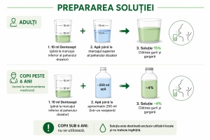 Dentosept, 0,91 g/ml Concentrat pentru Soluție Bucofaringiană, 100 ml, PlantExtrakt - Img 2