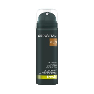 Deodorant antiperspirant Fresh, 150ml, Gerovital Men 3722