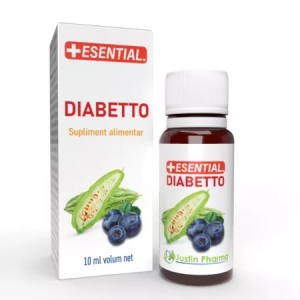 Diabetto Esential, 10ml, Justin Pharma