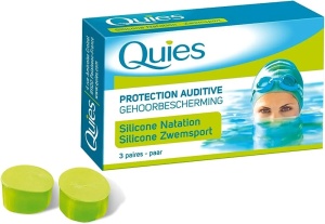 Dopuri urechi din silicon de inot pentru adulti, 3 perechi, Quies