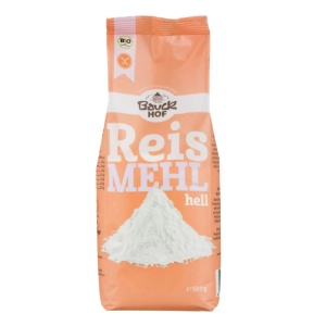 Faina alba de orez fara gluten ECO, 500g, Bauck Hof