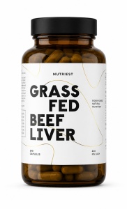 Ficat de Vită Grass Fed (Beef Liver), 240 Capsule, Nutriest