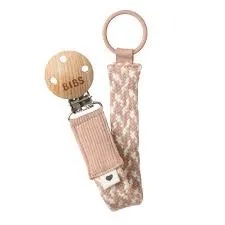 Lantisor suzeta Pacifier Clip Blush-Ivory 9401107, Bibs