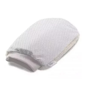 Manusa exfolianta din bumbac cu fir de argint, 1 bucata, Isha