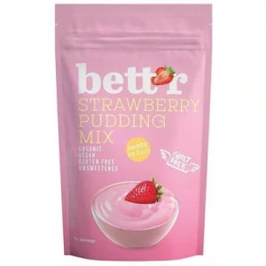 Mix de budinca cu capsuni bio, 150g, Bettr
