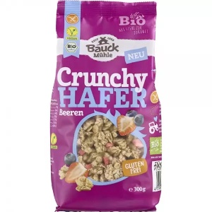 Musli crocant bio cu ovaz si fructe de padure, fara gluten, 300g, Bauck Hof