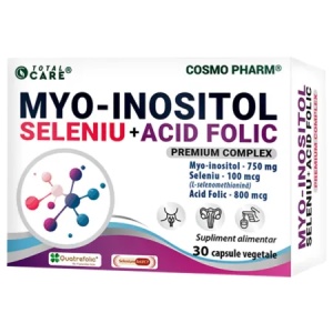 Myo-inositol + Seleniu + Acid folic, 30cps. veg, Cosmopharm