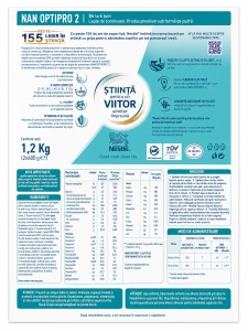 NAN OPTIPRO 2, 1200 g, Nestlé - Img 2