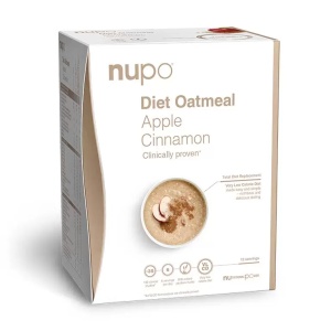Oatmeal dieta fulgi ovaz mere si scortisoara, 12 plicuri, Nupo