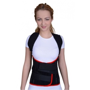 Orteza toracolombosacrala-corset hessing negru L, BRC330K