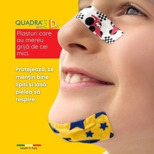 Plasturi pentru copii Quadra 3D Boys Master-Aid, 20 bucati, Pietrasanta Pharma - Img 6