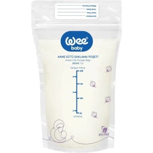 Pungi pentru stocarea laptelui matern 200ml, 20 bucati, 558, Wee Baby - Img 2
