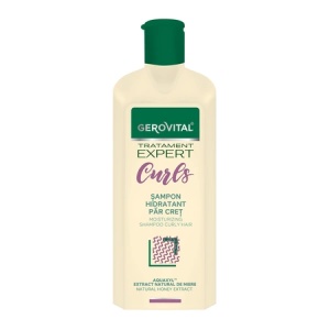 Sampon hidratant pentru par cret Tratament Expert Curls, 250ml, 1172, Gerovital