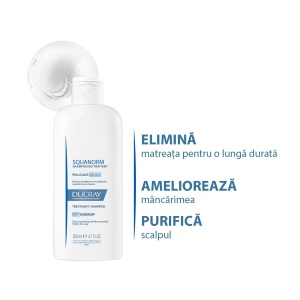 Sampon matreata uscata Squanorm, 200ml, DUCRAY - Img 2