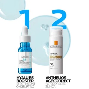 Ser concentrat antirid Hyalu B5 Booster cu efect de lifting, 15ml, La Roche-Posay - Img 5