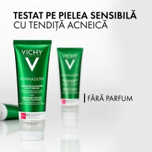 Serum de curatare exfoliant pentru ten gras Normaderm, 125ml, Vichy - Img 4