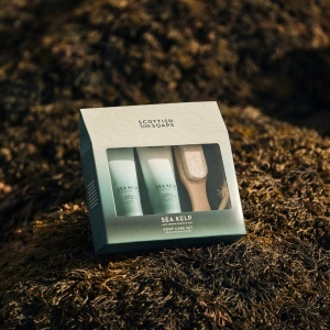 Set pentru picioare Sea Kelp cu mentă, exfoliant și balsam răcoritor