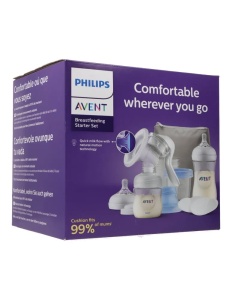 Set pentru alaptare cu pompa de san manuala, SCF430/16, Avent