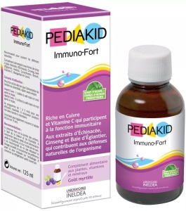 Sirop Pediakid Immuno-Fort, 125ml, Laboratoires Ineldea