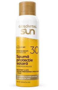 Spumă Protecție Solară SPF30, 150 ml, Gerovital Sun