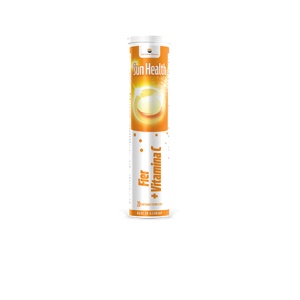 Sun Health Fier + Vitamina C, 20 comprimate efervescente, Sun Wave