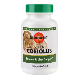 Super Coriolus, 120 tablete, Mushroom Wisdom