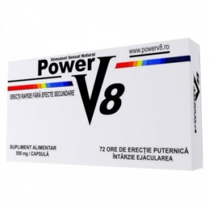 Supliment alimentar pentru potenta Power V8, 4 capsule