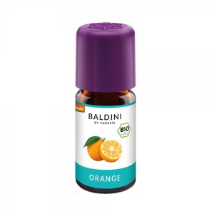 Ulei esential alimentar de portocala eco, 5 ml, Baldini