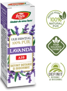 Ulei esential de lavanda A10, 10 ml, Fares - Img 2