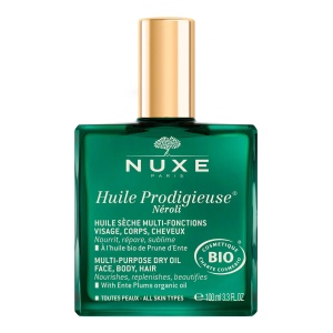 Ulei multifunctional organic pentru fata, corp si par Huile Prodigieuse Neroli, 100ml, NUXE