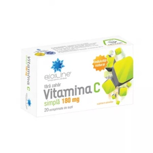 Vitamina C simpla 180mg, 20 comprimate de supt, Helcor