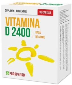 Vitamina D 2400 UI, 30 capsule, Parapharm