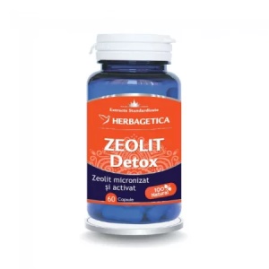 Zeolit Detox, 60 capsule, Herbagetica